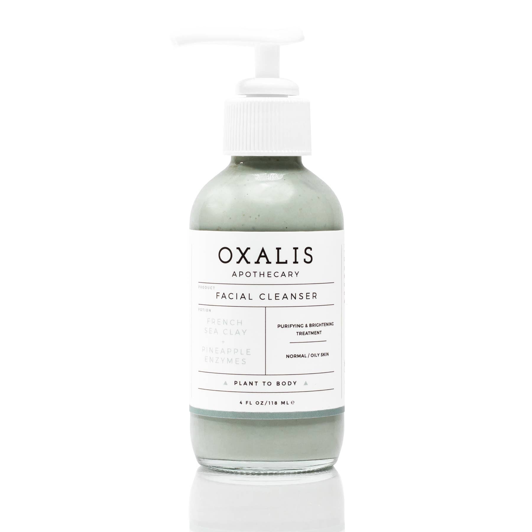 Oxalis Apothecary - French Sea Clay + Pineapple Enymes Facial Cleanser