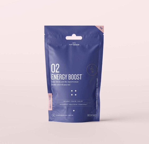 A pack of  02 Energy Boost