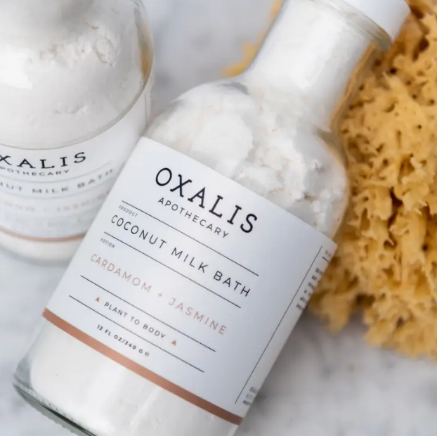 Oxalis Apothecary - 2 Bottles of Coconut Milk Bath