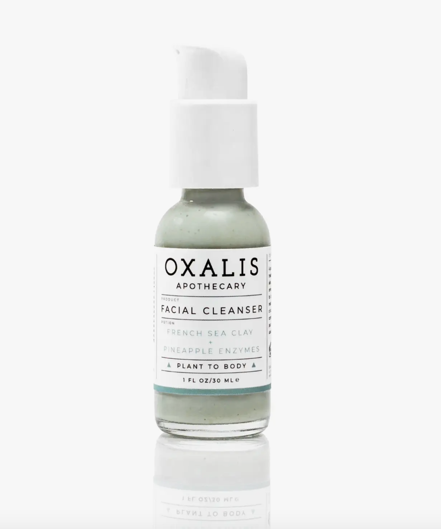 Oxalis Apothecary - French Sea Clay + Pineapple Enymes Facial Cleanser (small)