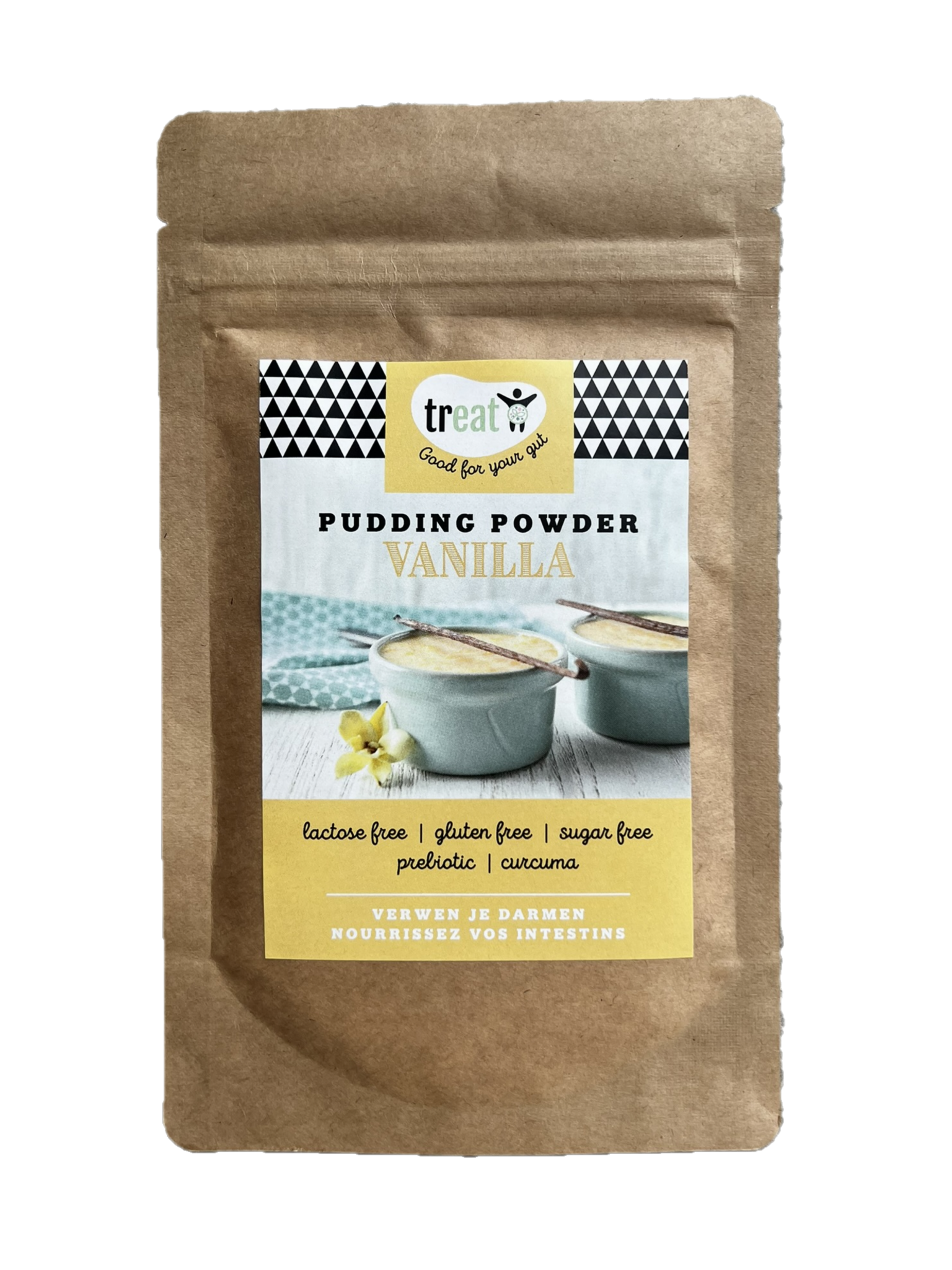 A pack of TREAT Pudding Powder Vanilla