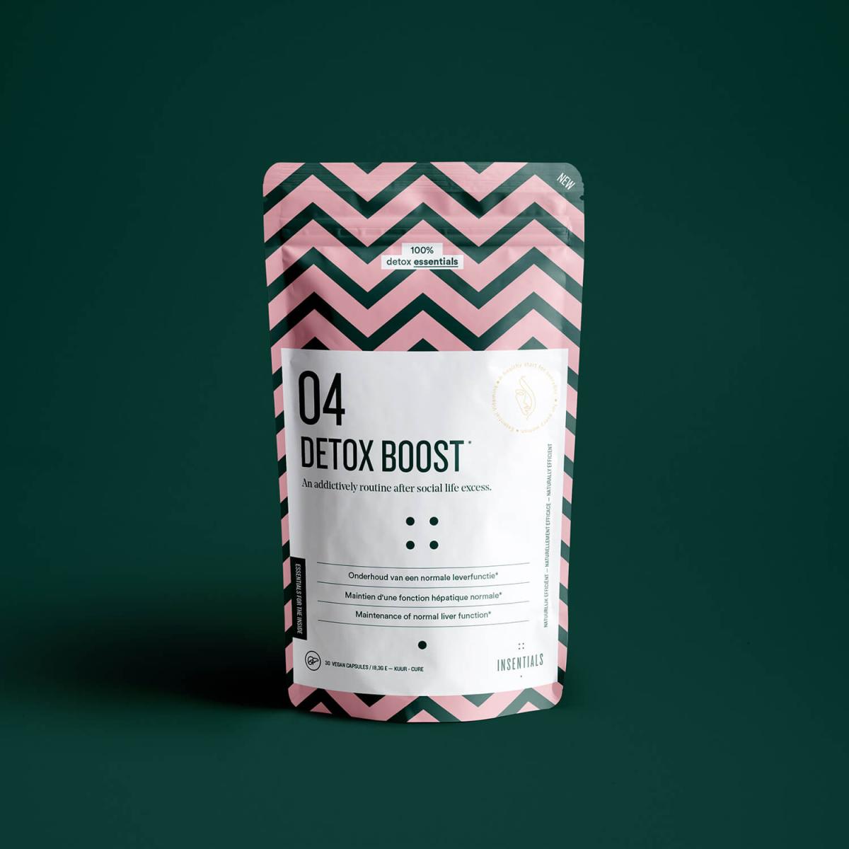 A pack of 04 Detox Boost